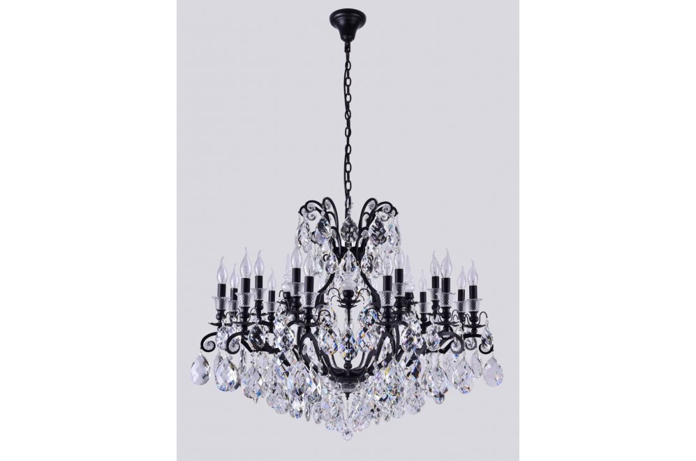 Подвесная люстра Magnifico SP19 Black/Transparent