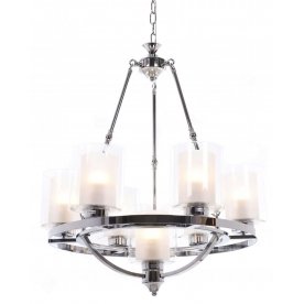 Подвесная люстра LDP 1220-7 CHR+WT