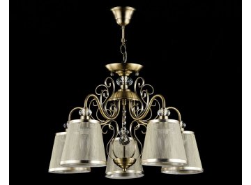 Люстра подвесная Driana FR405-05-R античная бронза