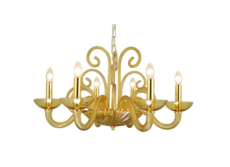 Подвесная люстра Crystal Lux Aelita SP6 Gold