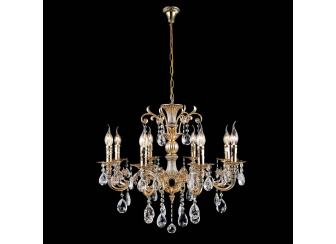 Подвесная люстра Crystal Lux Sunshine SP8 Gold