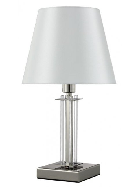 Настольная лампа NICOLAS LG1 NICKEL/WHITE
