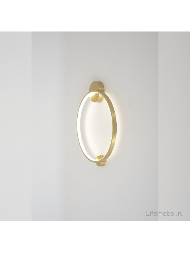 Бра REAL AP18W LED BRASS