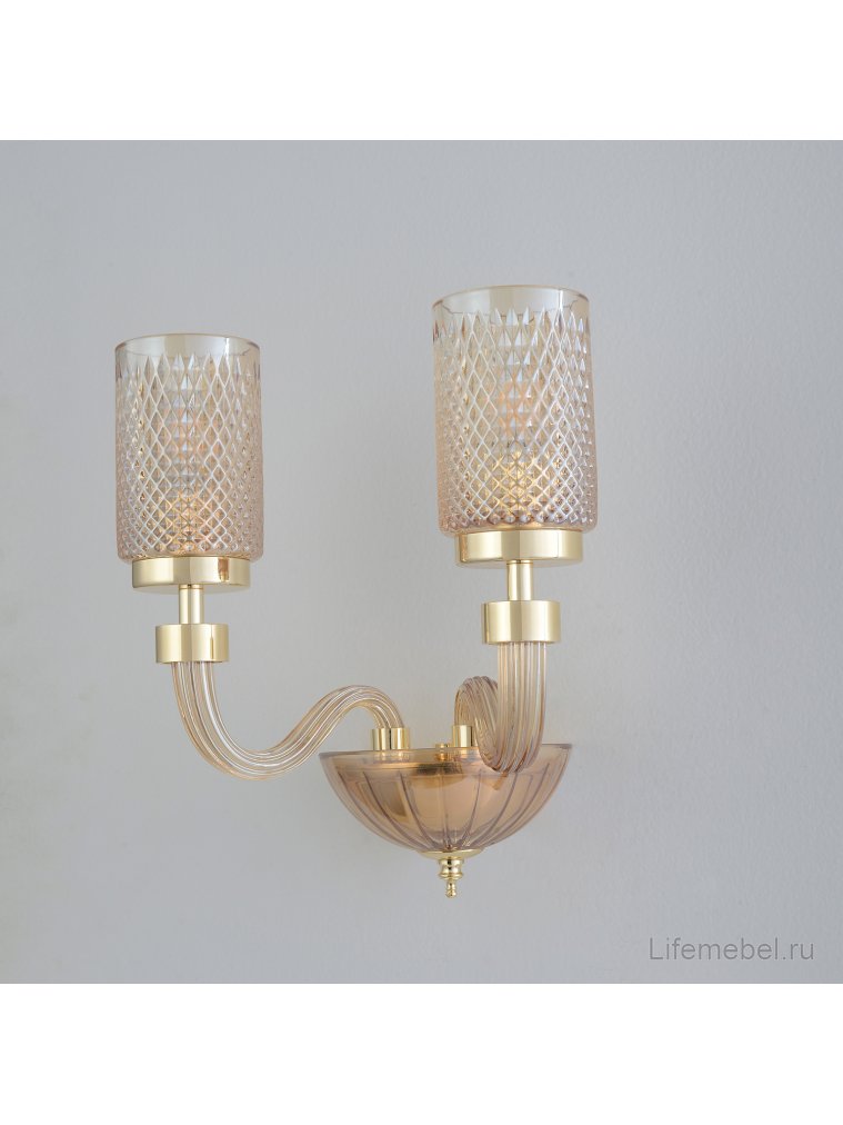 Бра SILVESTRO AP2 AMBER