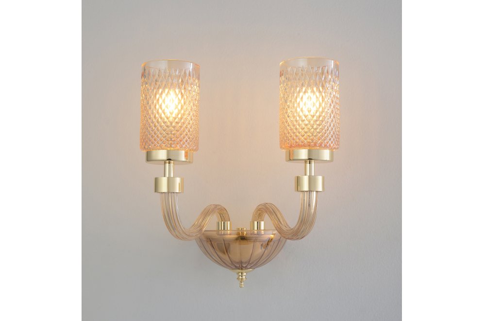 Бра SILVESTRO AP2 AMBER