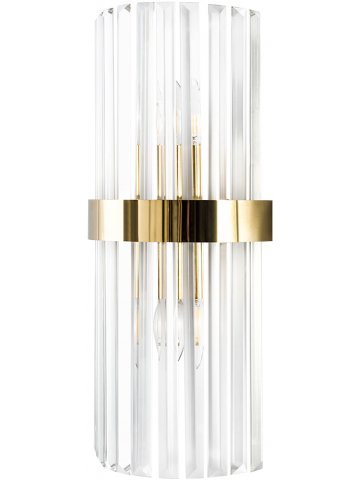 Бра SORPRESA AP2 BRASS/TRANSPARENTE