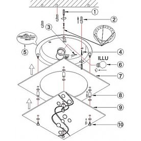 Накладной светильник Ballerina I 48092
