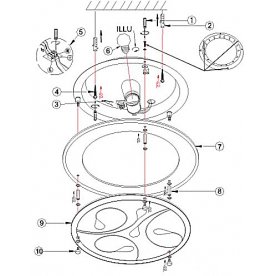 Накладной светильник Brenda 40409