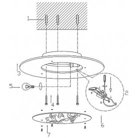 Накладной светильник Claire 48077