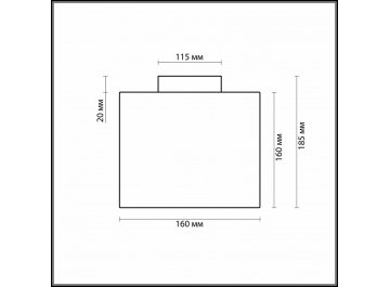 Накладной светильник Cross 2407/1C