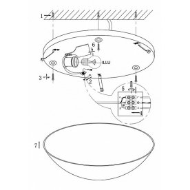 Накладной светильник Fulva 40983-1