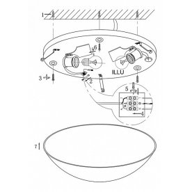 Накладной светильник Fulva 40983-2
