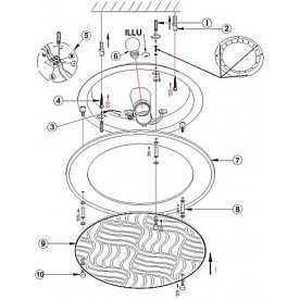 Накладной светильник Marie 48160