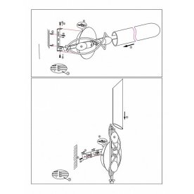 Накладной светильник Rania 44137-2