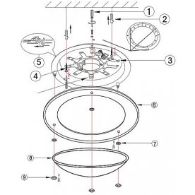 Накладной светильник Tabasco 48264