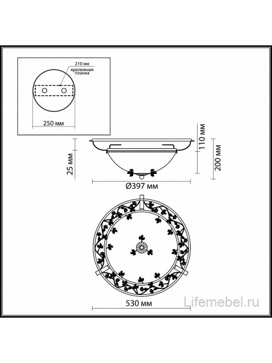 Потолочный светильник Tender 2796/3C