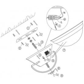 Накладной светильник Toledo 6897