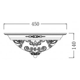Накладной светильник Geometry 4 CL907-03-R