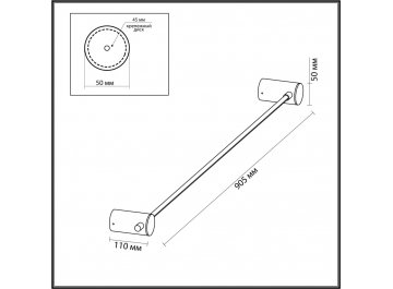Настенный светильник 4395/8WL