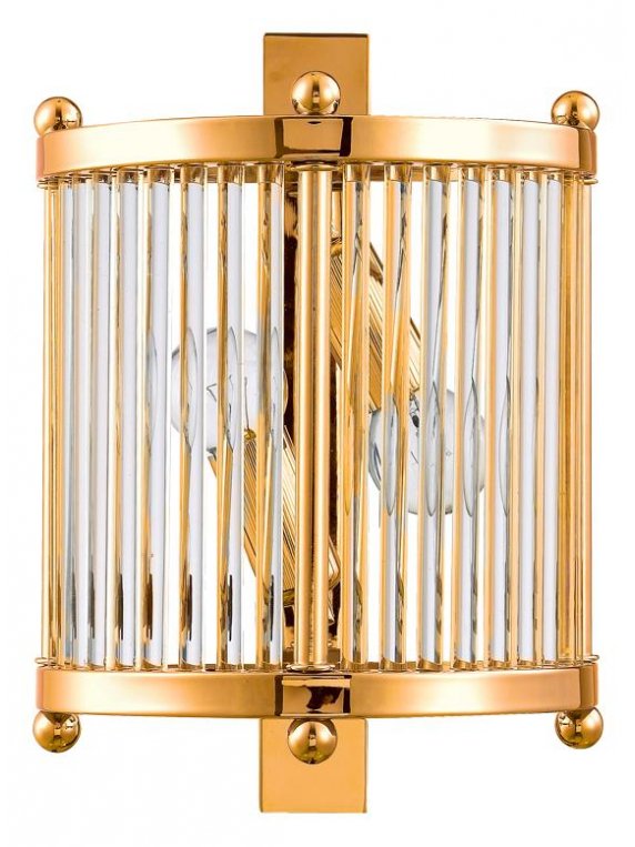 Настенный светильник TADEO AP2 GOLD/TRANSPARENTE