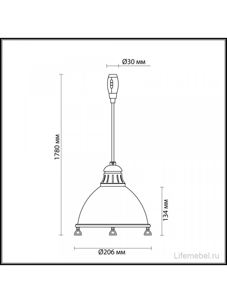Подвесной светильник Breta 3807/1A