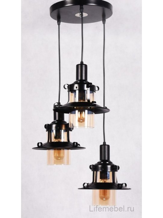 Подвесной светильник Capri  LDP 11328 B-3 BK