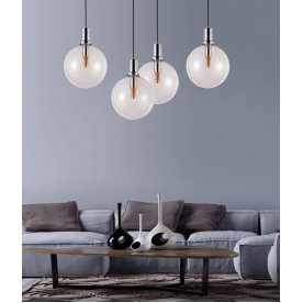 Подвесной светильник LDP 1212-250 GY+CHR