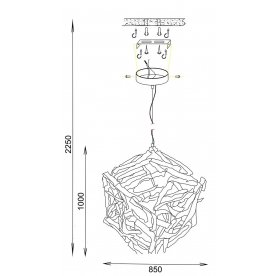 Подвесной светильник Fabian 1532.12