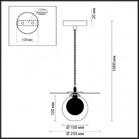 Подвесной светильник Mimi 3780/1