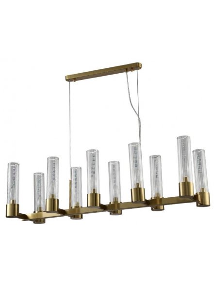 Подвесной светильник OTONO SP10 L980 BRASS/TRANSPARENTE