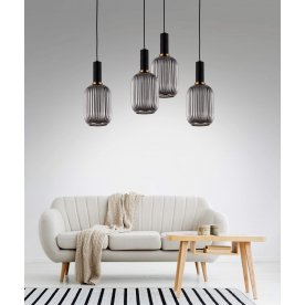 Подвесной светильник LDP 1218-1 GY+BK