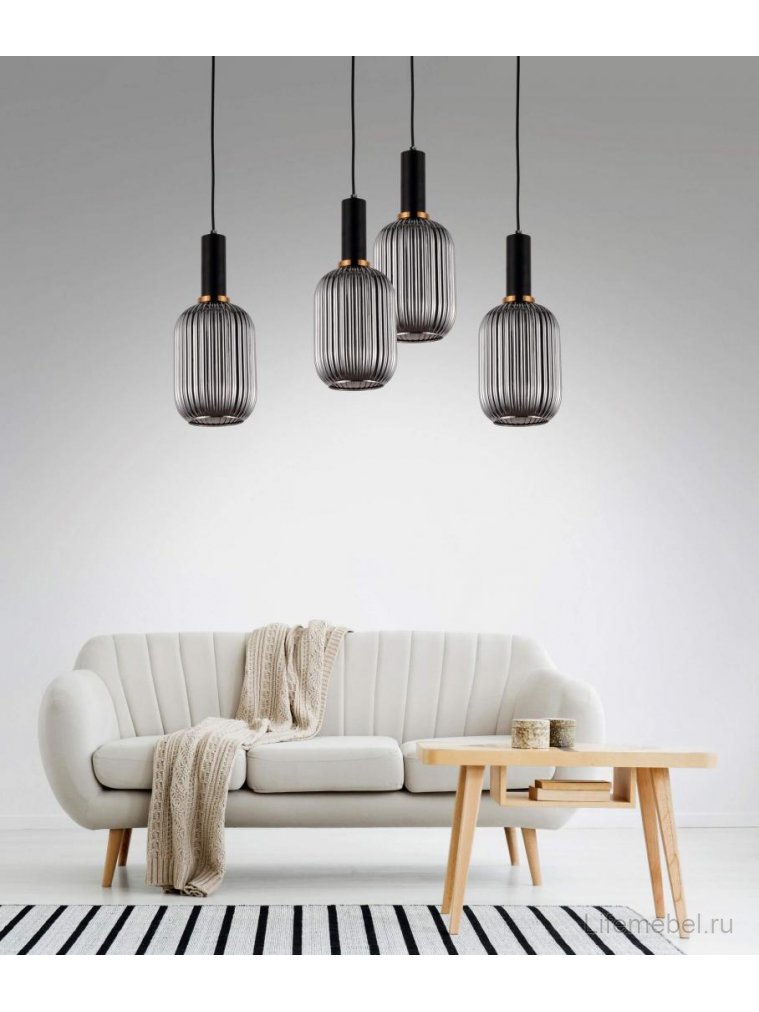 Подвесной светильник Rico LDP 1218 GY+BK