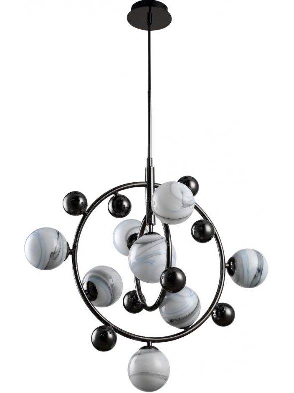 Подвесной светильник SALVADORE SP8V BLACK CHROMIUM