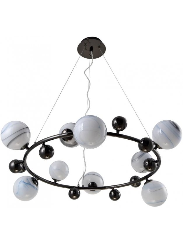 Подвесной светильник SALVADORE SP9H BLACK CHROMIUM