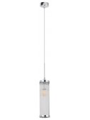 Подвесной светильник TADEO SP1 D100 CHROME/TRANSPARENTE