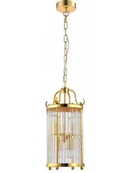 Подвесной светильник TADEO SP4 D200 GOLD/TRANSPARENTE
