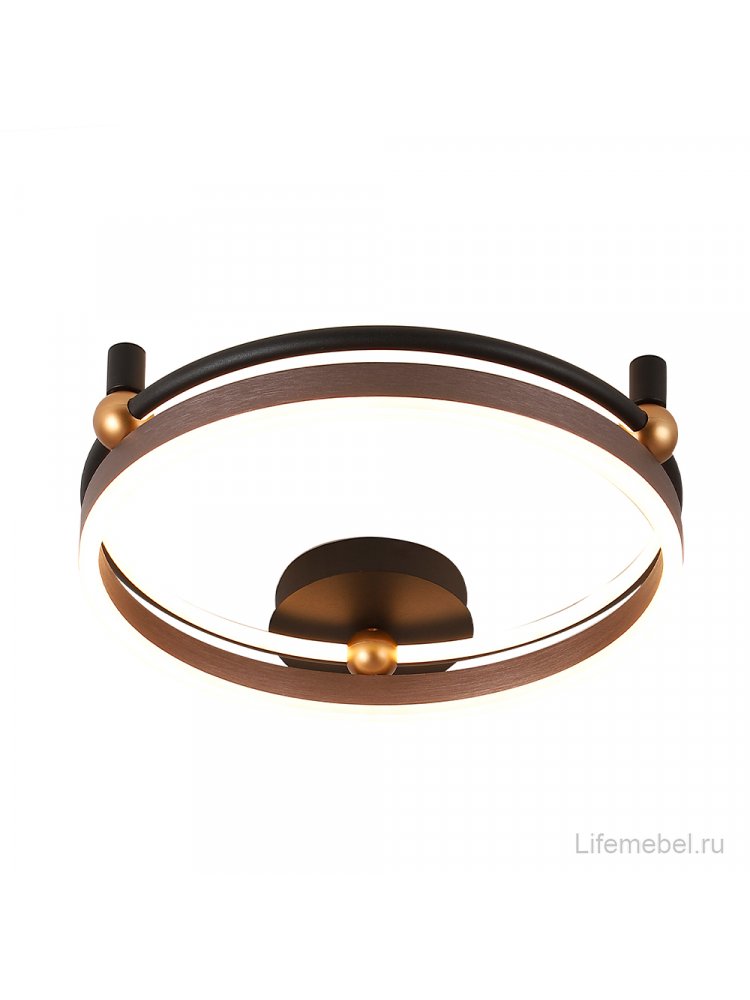 Потолочный светильник FERNANDO PL48W LED COFFEE/BLACK