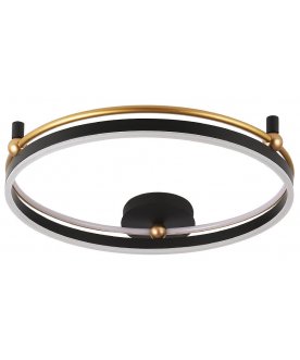 Потолочный светильник FERNANDO PL72W LED BLACK/GOLD