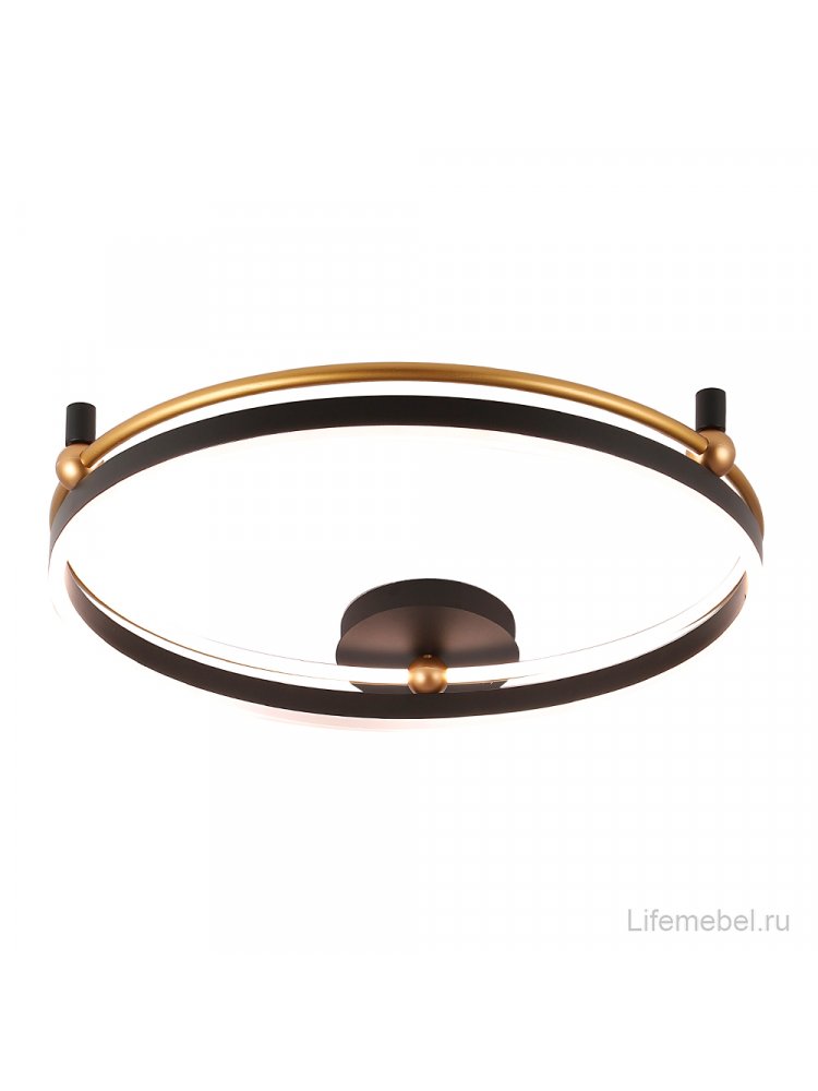 Потолочный светильник FERNANDO PL72W LED BLACK/GOLD