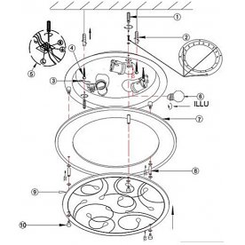 Потолочный светильник Ayana 40413-3