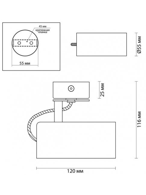Потолочный светильник Kiko 3876/1C