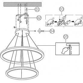 Светодиодный светильник Umbria 65103-40