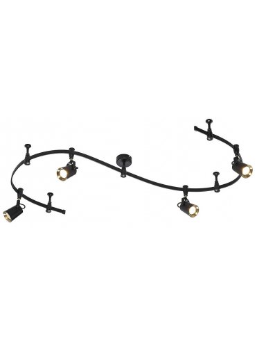 Трековый светильник Flexi Black 3629/6TR