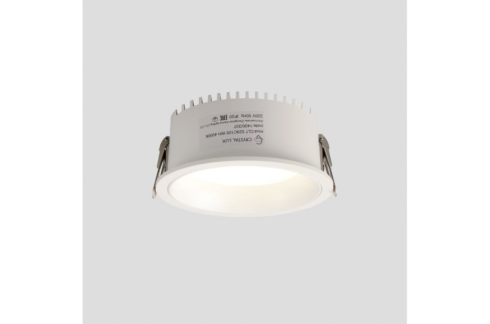 Светильник встраиваемый CLT 529C105 WH 4000K