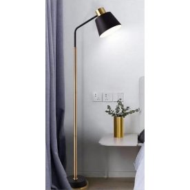 Торшер LDF 5525 BK+GD