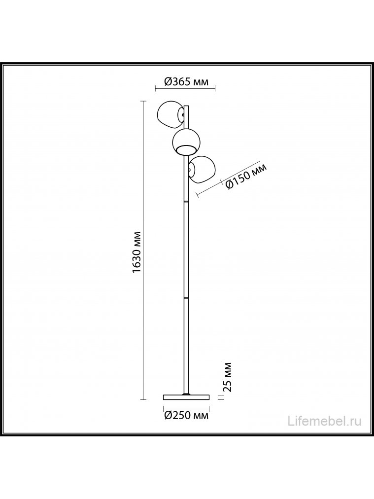 Торшер Blair 3769/3F