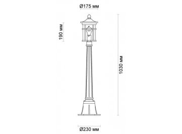 Ландшафтный светильник Virta 4044/1F