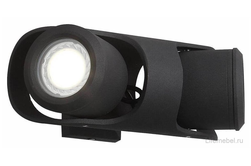 Уличный настенный светильник Round Black SL093.401.02