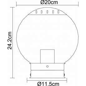 Уличный светильник Bowle II 3180ST