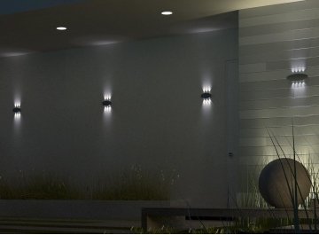 Уличный настенный светильник 358563